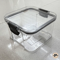 Frasco acrílico negro 460ml hermético - comprar online