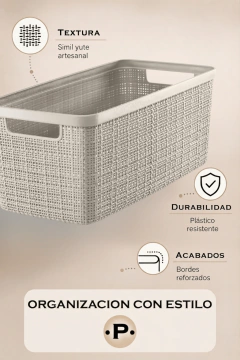 Organizador Yute 7L - tienda online