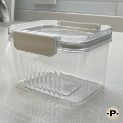 Frasco acrilico hermetico 700ml rayado - Prego Hogar