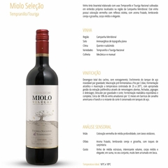 Vinho Miolo Seleção Touriga Tempranillo Tinto Garrafa 750ml na internet