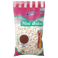 Mini Bala de Coco Junco Tradicional 400g Aniversário Festas