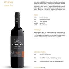 Vinho Almadén Cabernet Franc Tinto Seco Garrafa 750ml na internet