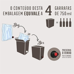Vinho Miolo Seleção Sabores Tinto Branco Bag in Box 3 Litros