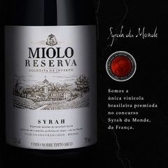 Vinho Miolo Reserva Tinto Branco Seco Sabores Garrafa 750ml - Newness Atacado