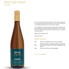 Vinho Miolo Single Vineyard Alvarinho Branco Garrafa 750ml na internet
