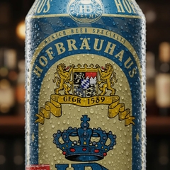 Cerveja Hofbrau Helles Lager Clara Lata 500ml Alemanha - Newness Atacado