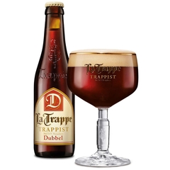 Kit Cerveja La Trappe Dubbel Holandesa Escura 330ml + Taça - comprar online