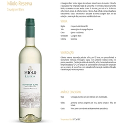 Imagem do Vinho Miolo Reserva Tinto Branco Seco Sabores Garrafa 750ml