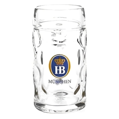 Caneca HB Hofbrau Importada Cerveja e Bebidas Vidro 1000ml na internet
