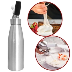 Garrafa Sifão para Chantilly Cremes Alumínio Flavors Pro 1L - comprar online