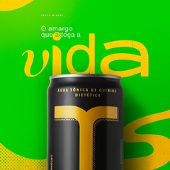 Mixer Prata Tônica Zero Açúcar Drinks Coquetel Lata 269ml - comprar online