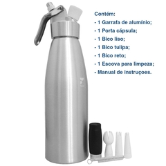 Garrafa Sifão para Chantilly Cremes Alumínio Flavors Pro 1L na internet