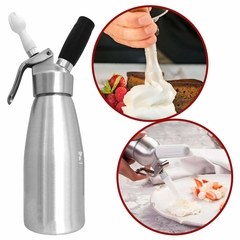 Garrafa para Chantilly Sifão Flavors Pro Alumínio 500ml - comprar online