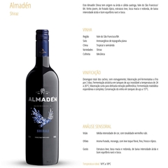 Vinho Almadén Fino Tinto Branco Adega Miolo Garrafa 750ml - loja online