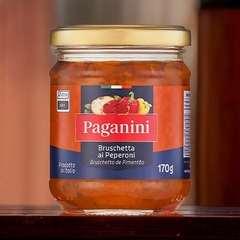 Antepasto Paganini Pimentão Bruschetta ai Peperoni Pote 170g - comprar online