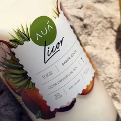 Imagem do Licor Cremoso de Coco com Gin Auá 700ml Drinks Aperitivo