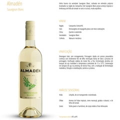Vinho Almadén Fino Tinto Branco Adega Miolo Garrafa 750ml - Newness Atacado