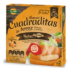 Cuadraditas de Arroz Las Parchitas x 180 Grs. Calabaza