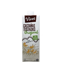 LECHE DE CASTAÑAS TOSTADAS ORIGINAL SIN AZUCAR VIVET SIN TACC X 1 LT