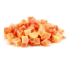 Papaya Glaseada en Cubos x 100 Grs.