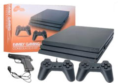 CONSOLA NOGANET NG-FG01 TIPO FAMILY GAME 8 BITS 2 JOYSTICK 1 PISTOLA XXXX JUEGOS CARGADOR CABLE AUDIO Y VIDEO - NO FUNCIONA POR HDMI