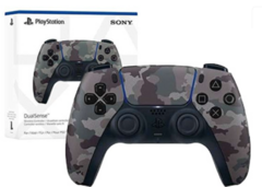 JOYSTICK SONY PS5 PLAYSTATION 5 DUALSENSE BLUETOOTH NO INCLUYE CABLE DE CARGA USB TIPO C CAMUFLADO GRIS GREY CAMO ORIGINAL