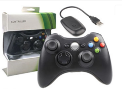 JOYSTICK XBOX 360 PC LLEVA 2 PILAS AA NO INCLUIDAS NEGRO ALTERNATIVO INALAMBRICO
