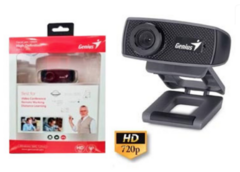 WEBCAM GENIUS FACECAM 1000X HD 720 30FPS CABLE 1.5MTS MICROFONO