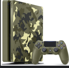 PlayStation 4 Slim 1TB consola edición limitada - Call of Duty WWII usada !!!
