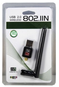 PLACA USB WIFI 600MPS CON ANTENA