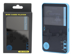 CONSOLA JUEGOS K10 500 JUEGOS 2.4 PULGADAS NEGRO CON AZUL - INCLUYE CABLE DE CARGA MICROUSB
