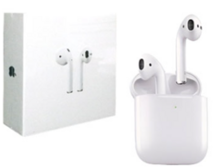 AURICULAR IN EAR APPLE AIRPODS SEGUNDA GENERACION BLUETOOTH INCLUYE CABLE LIGHTNING ORIGINAL