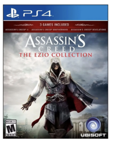 JUEGO FISICO USADO DE PS4 ASSASSINS CREED THE EZIO COLLECTION