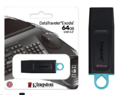 PENDRIVE 64GB KINGSTON DATATRAVELER EXODIA DTX USB 3.2
