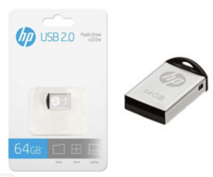 PENDRIVE 64GB HP V222W MINI NANO METAL USB 2.0