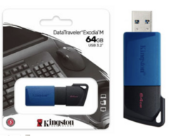 PENDRIVE 64GB KINGSTON DATATRAVELER EXODIA M DTXM USB 3.2