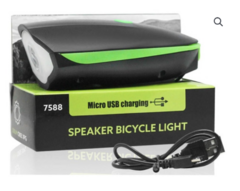 LUZ LED RECARGABLE PARA BICI SIN BOCINA