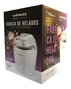 Fabrica De Helados Natural Winco Recetario 1,5lts Heladeria