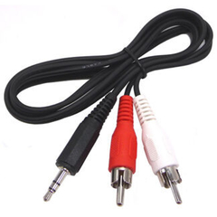 CABLE PLUG A RCA X2