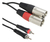 Cable Audio Kwc Neon 2 Rca A 2 Xlr Canon Macho 1,5 Metros en internet