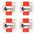 Pack 4 Encordados Campana Export Plateadas Para Criolla