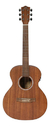 Guitarra Electroacústica Zurda Bamboo Ga-38 Caoba Con Funda