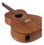 Guitarra Electroacústica Zurda Bamboo Ga-38 Caoba Con Funda - tienda online