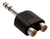 Adaptador Plug 6,5 Estéreo A 2 Rca Hembra