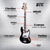 Bajo Eléctrico Stc Black Amplificador Con Accesorios - LEF CASA DE MUSICA