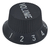 Perilla De Guitarra Sambong Kn005 Strato Negro Volumen