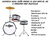 Bateria Infantil Power M Jbj1044 3 Cuerpos Color Plateada