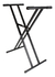 Soporte Pie Teclado Piano Organo Tijera Pata Doble Regulable - comprar online