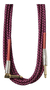 Cable Plug - Plug L 1/4 Kwc Super Neon 3 Metros Mallado - LEF CASA DE MUSICA