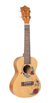 Ukelele Concierto Bamboo U-23 Roses Con Funda Y Pua en internet